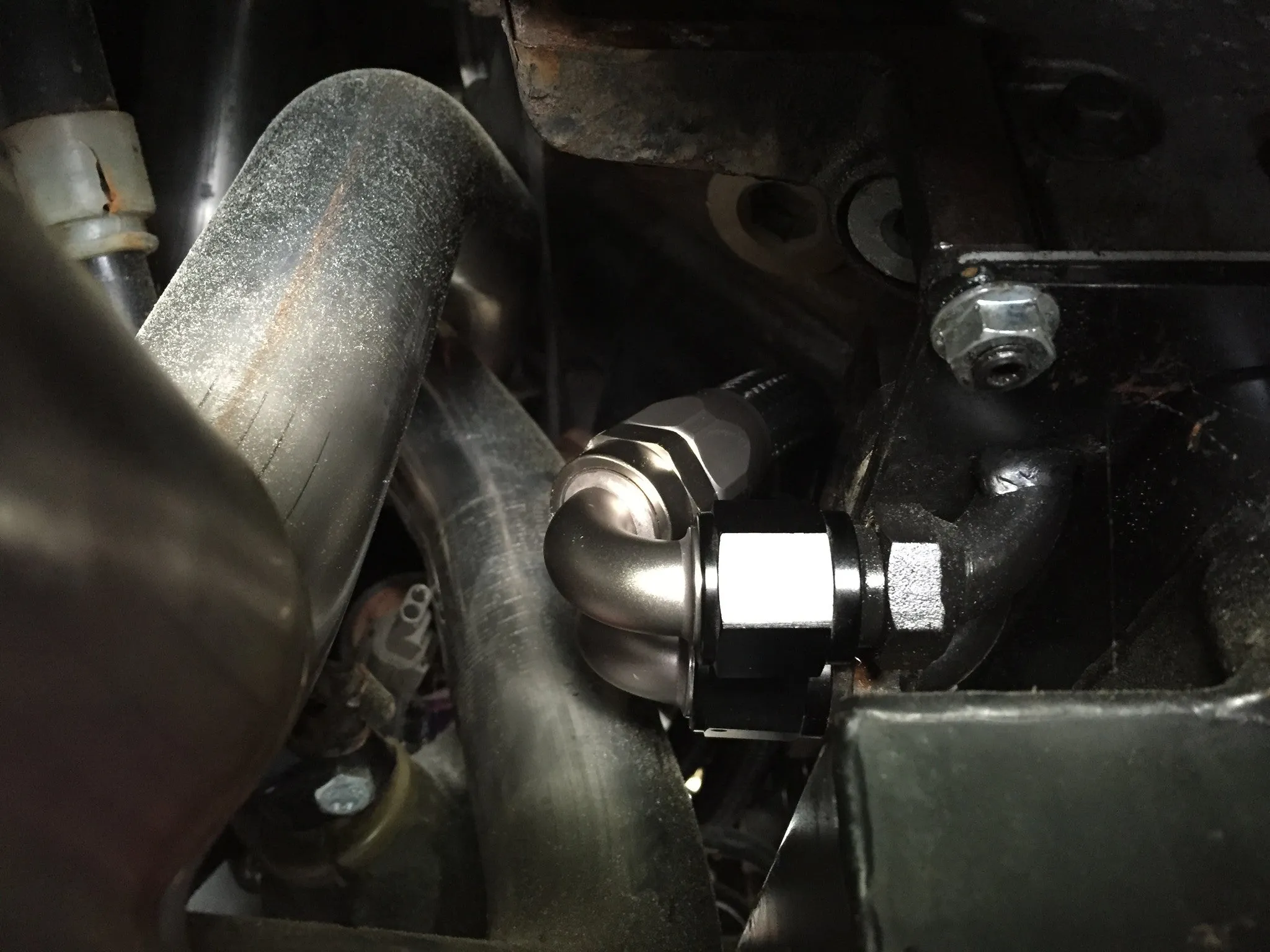 300ZX LSx Swap Oil Filter Relocation Kit