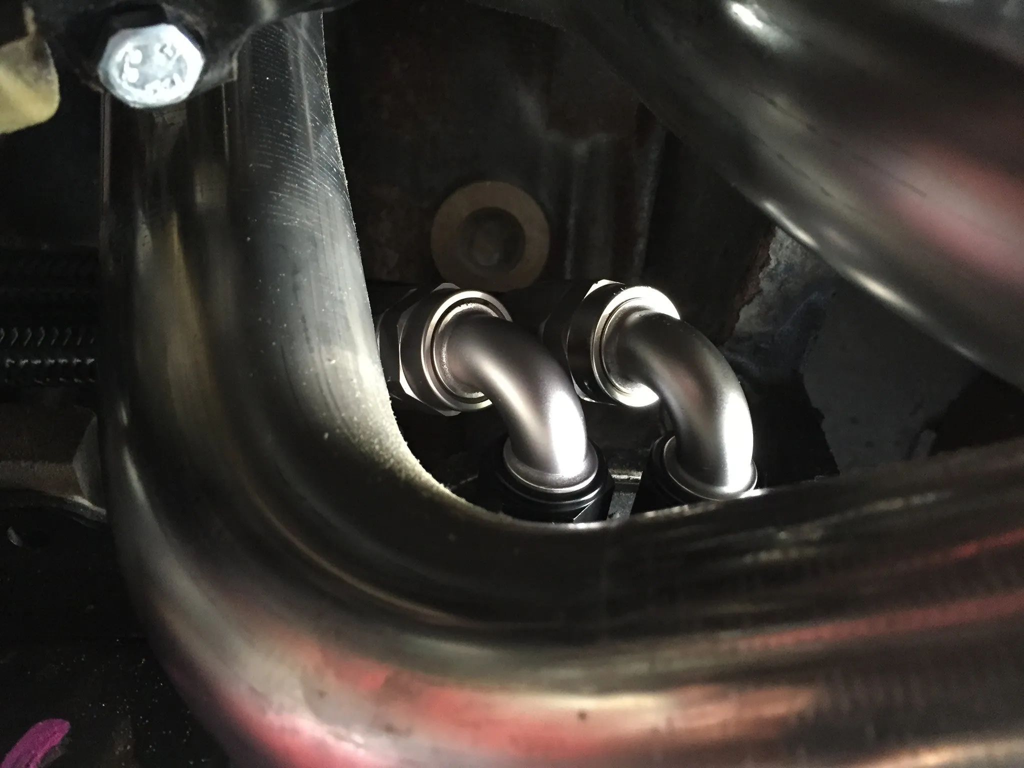 300ZX LSx Swap Oil Filter Relocation Kit