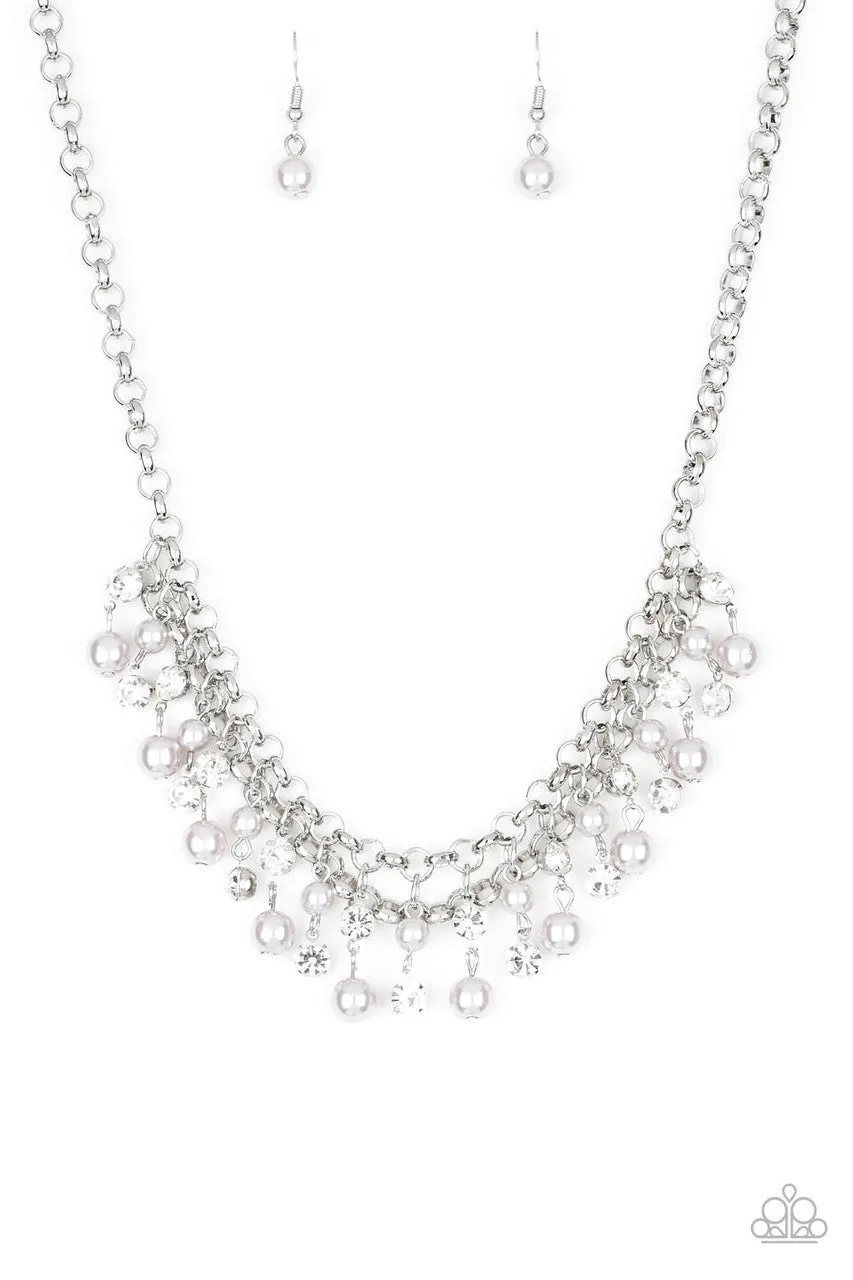 A Touch of CLASSY Silver Paparazzi Necklace