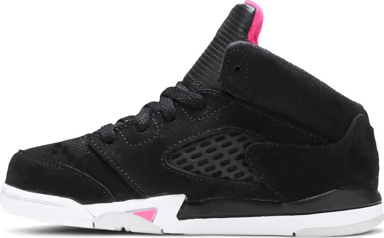 Air Jordan 5 Retro TD Black Pink sneakers, black