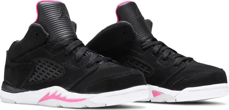 Air Jordan 5 Retro TD Black Pink sneakers, black