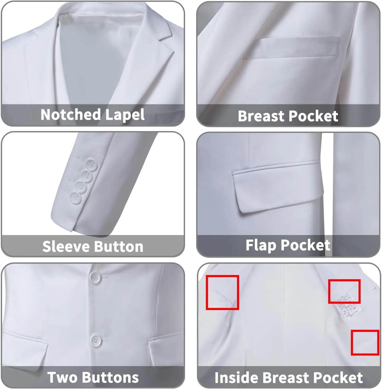 Blazer for Men Casual Mens Suit Jacket Slim Fit Men's Suit Outfit Notch Lapel Men's Sport Coats & Blazers