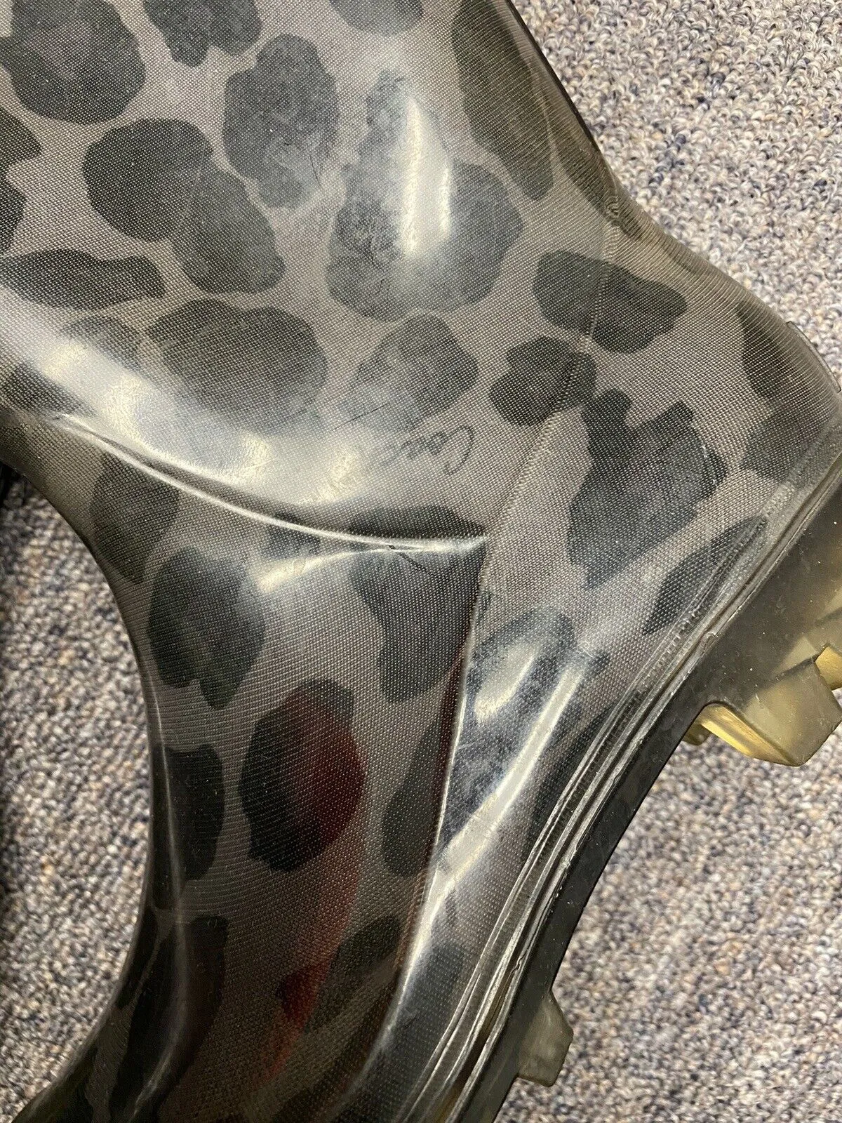 Coach Animal Print Rain boots Size 5