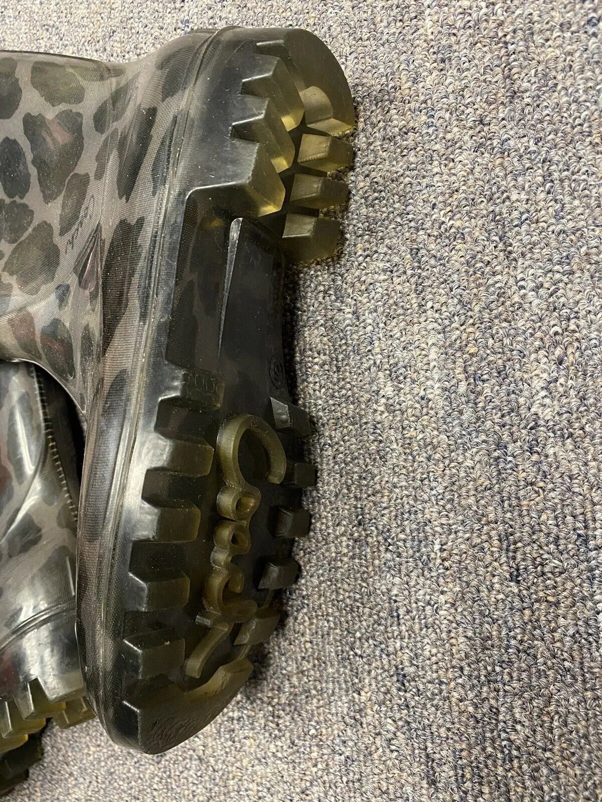 Coach Animal Print Rain boots Size 5