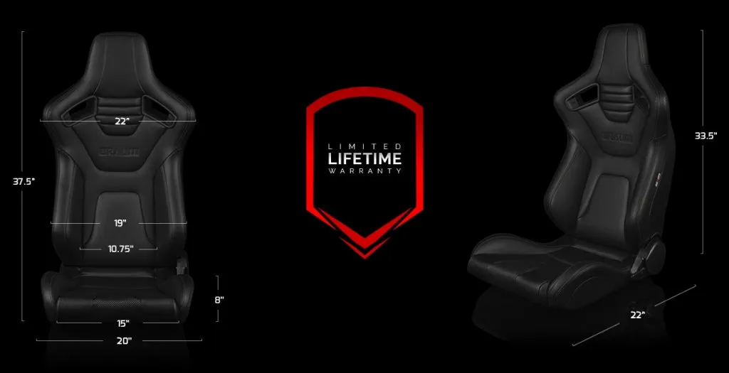 ELITE-X Series Sport Reclinable Seats - Priced Per Pair
