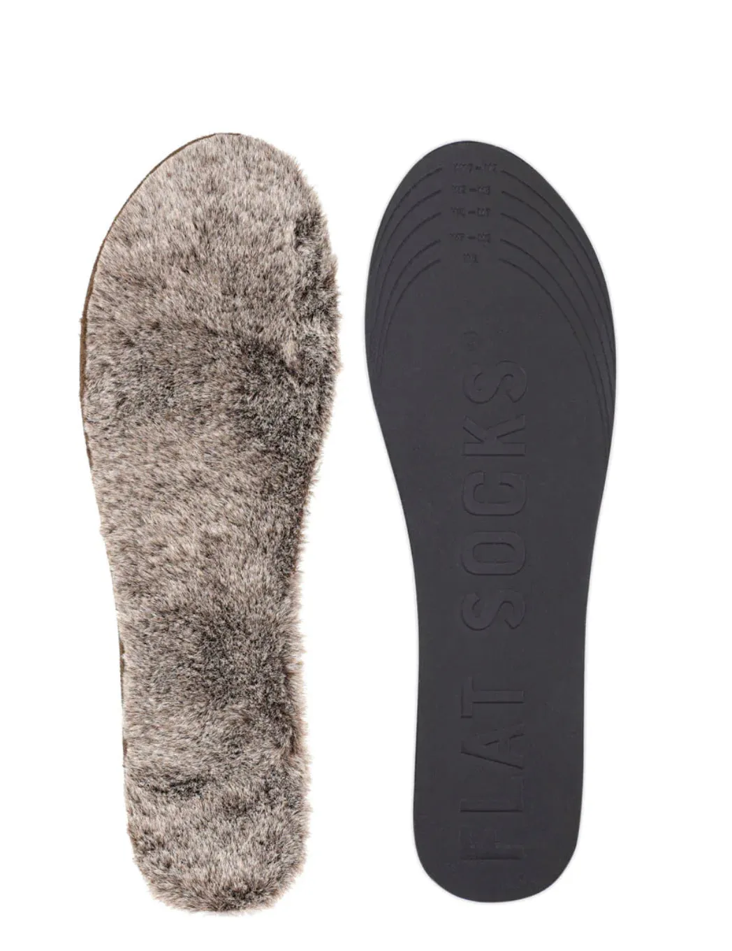 Flat Socks - Chestnut Fur
