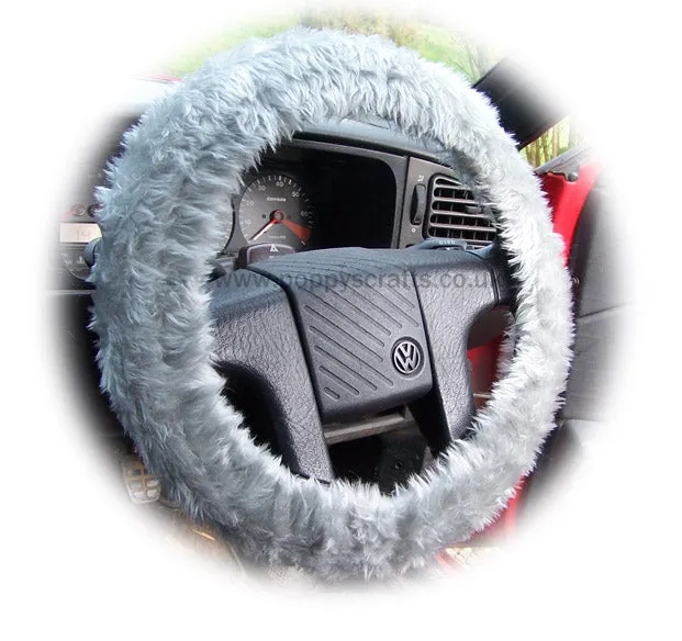 Fuzzy furry steering wheel cover choice of colour's