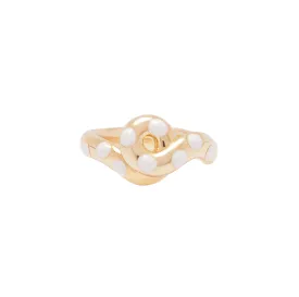 MAXI LOOP RING ~ IN WHITE