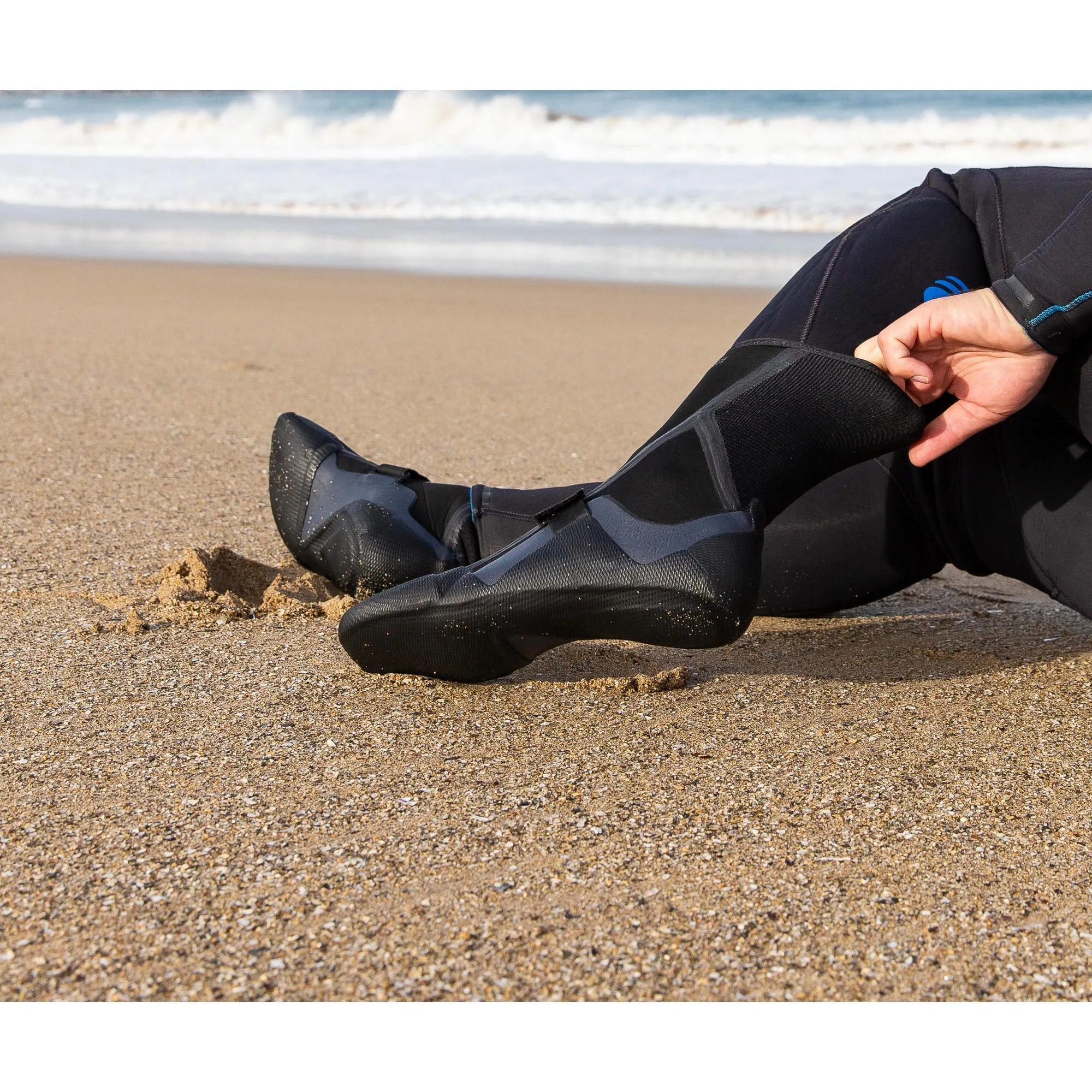 Neoprene surf shoes 900 height 4 mm black/gray OLAIAN, black