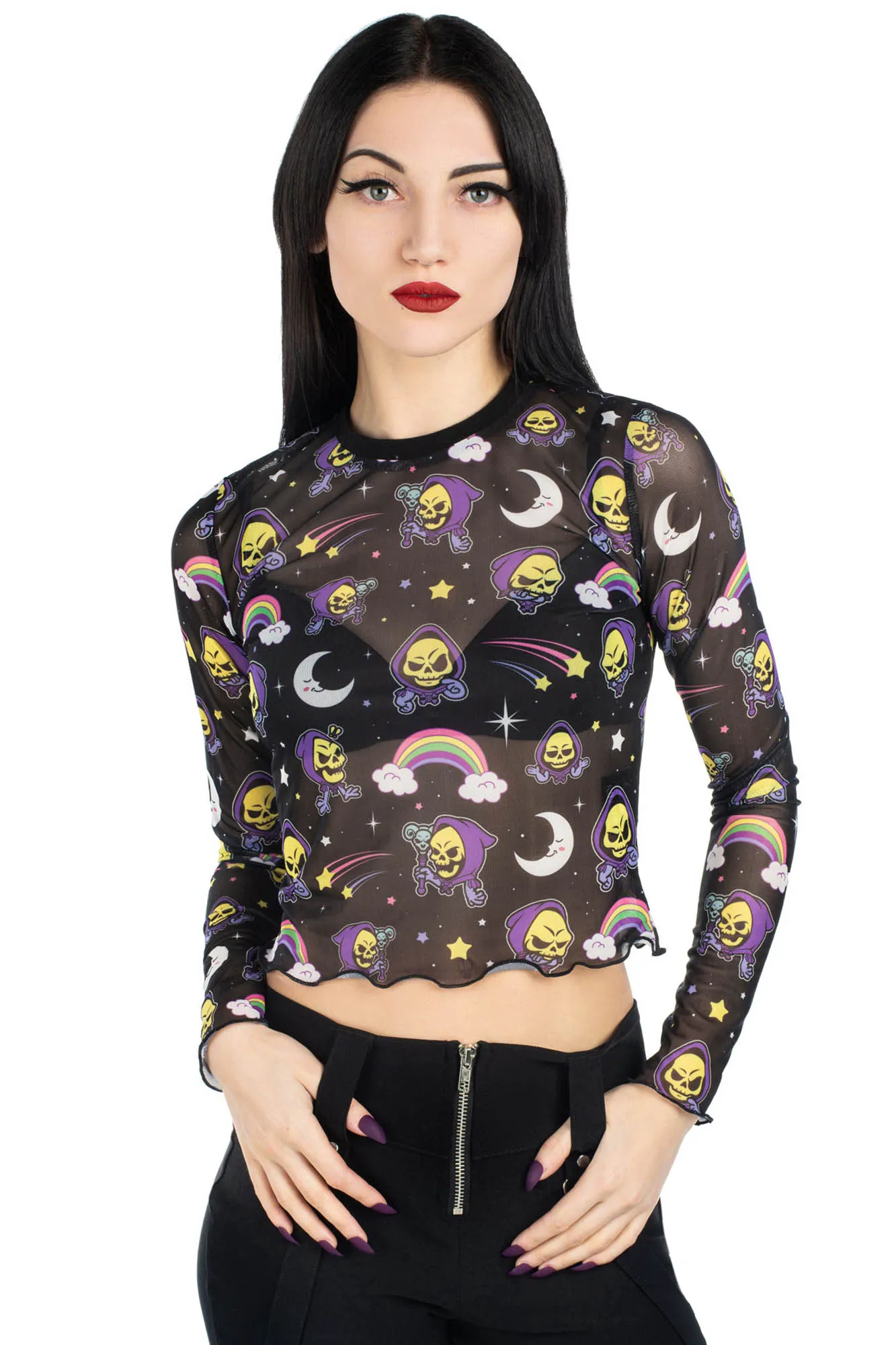Not Cute Mesh Top