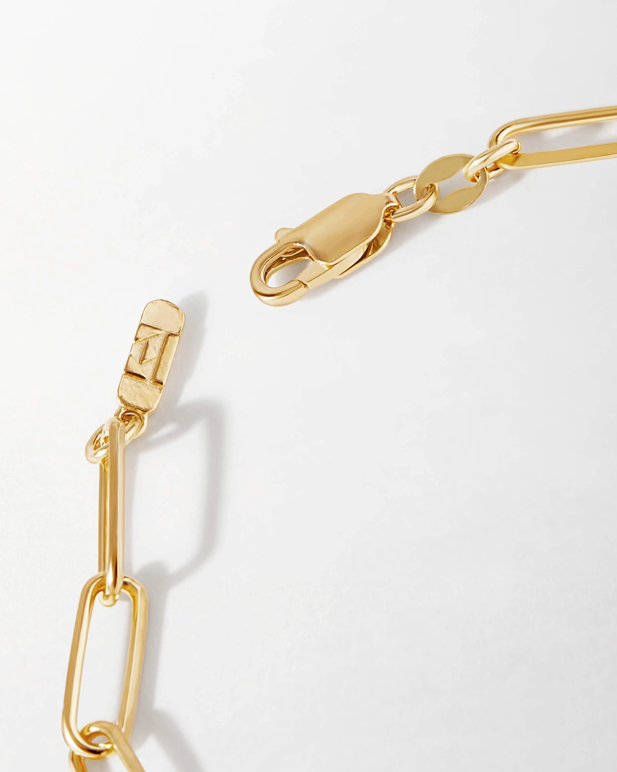 Paperclip Chain Necklace - Gold