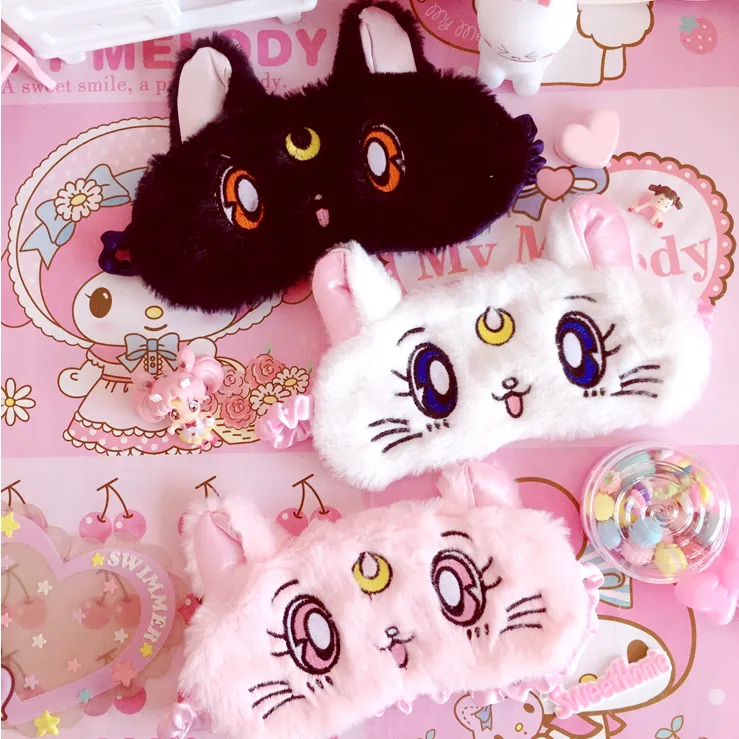 Plush Kitten Sleep Mask
