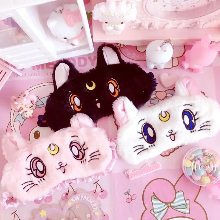 Plush Kitten Sleep Mask