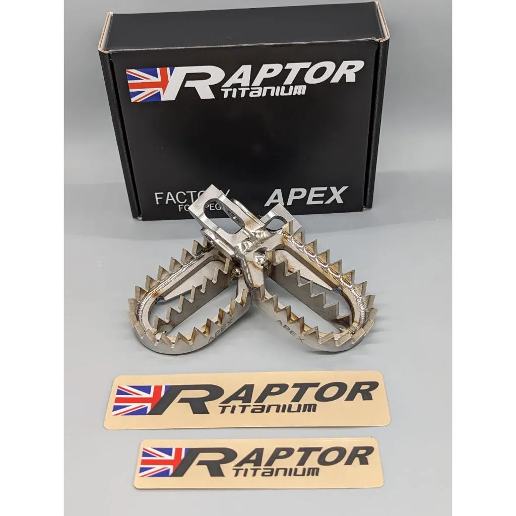 Raptor Apex Titanium Footpegs For KTM/HUS/GAS/STARK | RX016