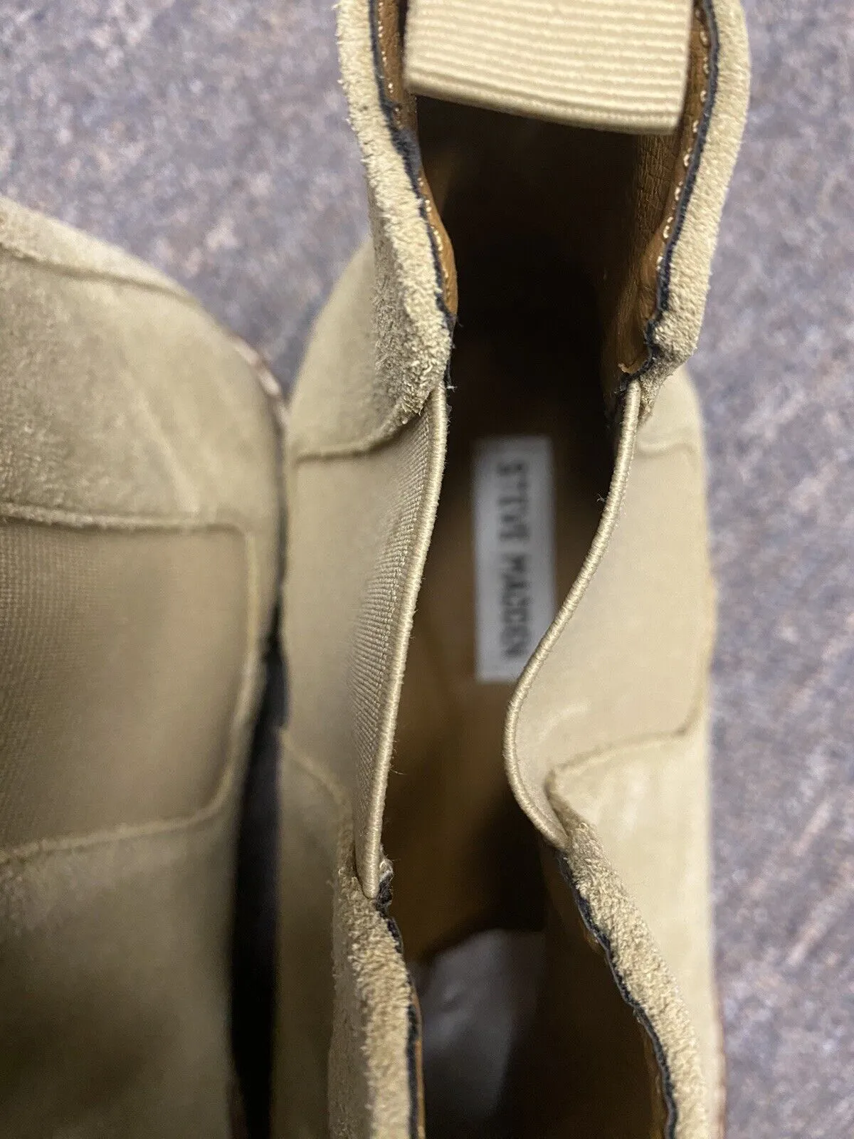 Steve Madden Men's Leather Highline Chelsea Boot - Size 10.5