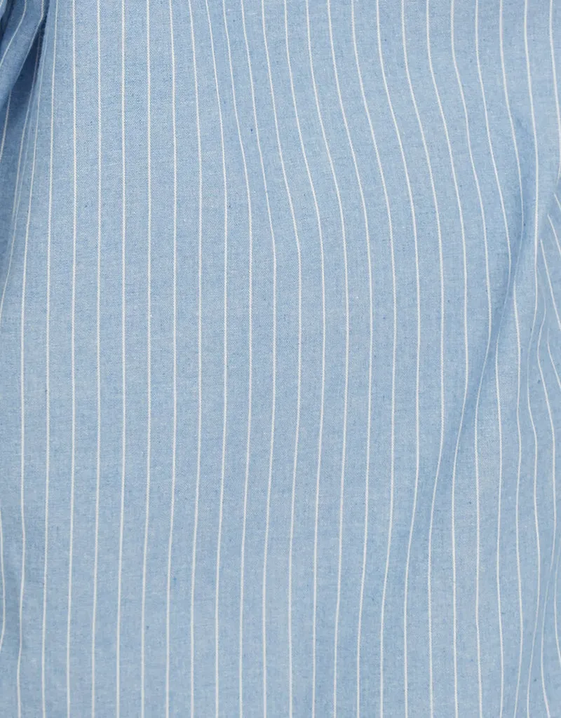 Stripe Linen Long Shirt