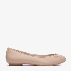 Tina Blush Leather Ballet Flat
